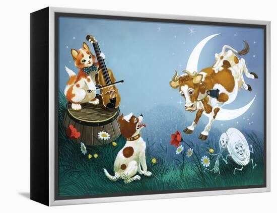 Hey Diddle Diddle-null-Framed Premier Image Canvas