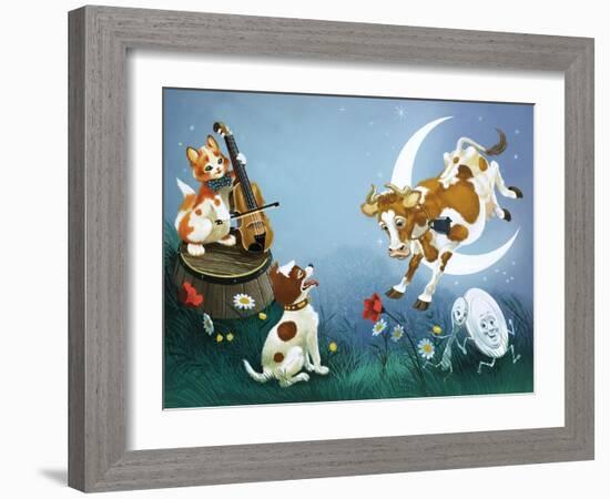 Hey Diddle Diddle-null-Framed Giclee Print