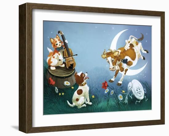 Hey Diddle Diddle-null-Framed Giclee Print