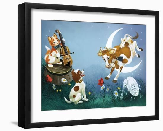 Hey Diddle Diddle-null-Framed Giclee Print