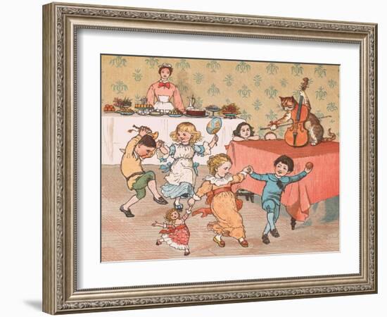 Hey Diddle Diddle-Randolph Caldecott-Framed Giclee Print