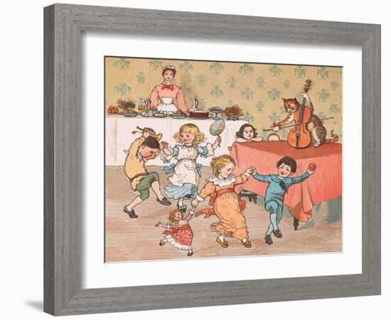 Hey Diddle Diddle-Randolph Caldecott-Framed Giclee Print