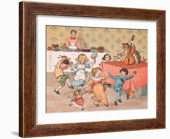 Hey Diddle Diddle-Randolph Caldecott-Framed Giclee Print