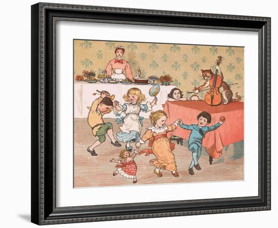 Hey Diddle Diddle-Randolph Caldecott-Framed Giclee Print