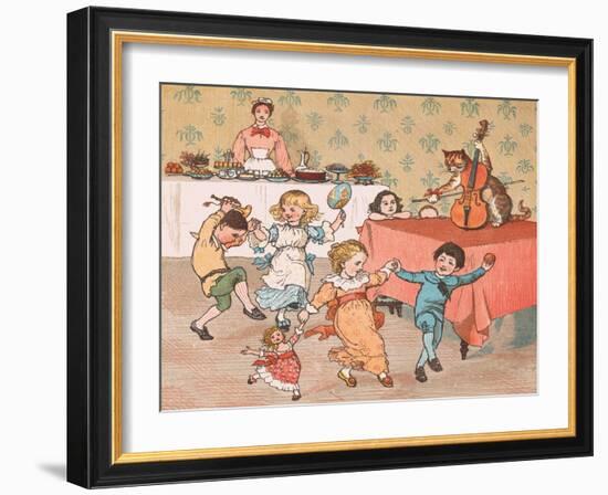 Hey Diddle Diddle-Randolph Caldecott-Framed Giclee Print