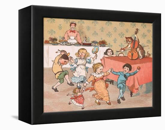 Hey Diddle Diddle-Randolph Caldecott-Framed Premier Image Canvas