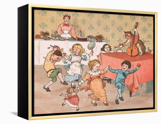 Hey Diddle Diddle-Randolph Caldecott-Framed Premier Image Canvas