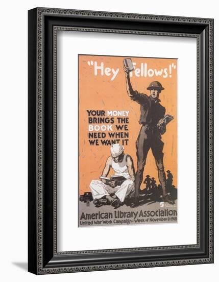 Hey Fellows!-John E^ Sheridan-Framed Art Print