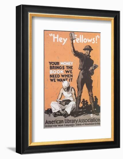 Hey Fellows!-John E^ Sheridan-Framed Art Print