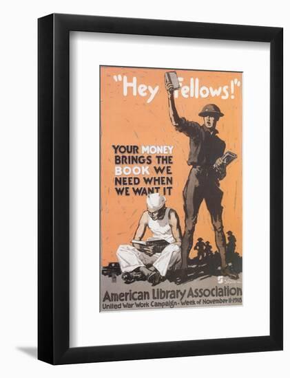 Hey Fellows!-John E^ Sheridan-Framed Art Print