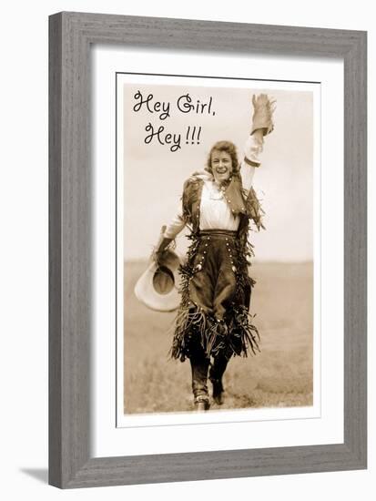 Hey Girl! Hey!!-null-Framed Art Print