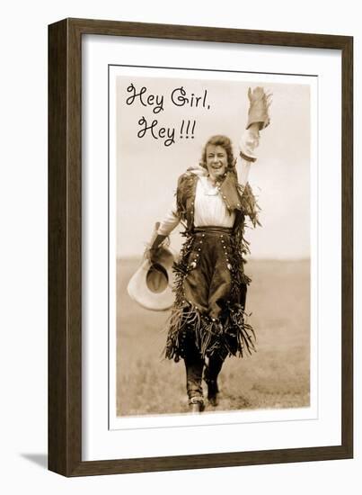 Hey Girl! Hey!!-null-Framed Art Print