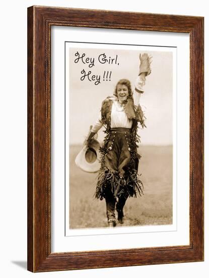 Hey Girl! Hey!!-null-Framed Art Print