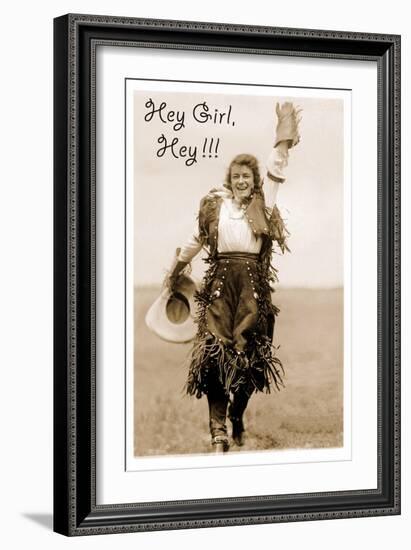 Hey Girl! Hey!!-null-Framed Art Print