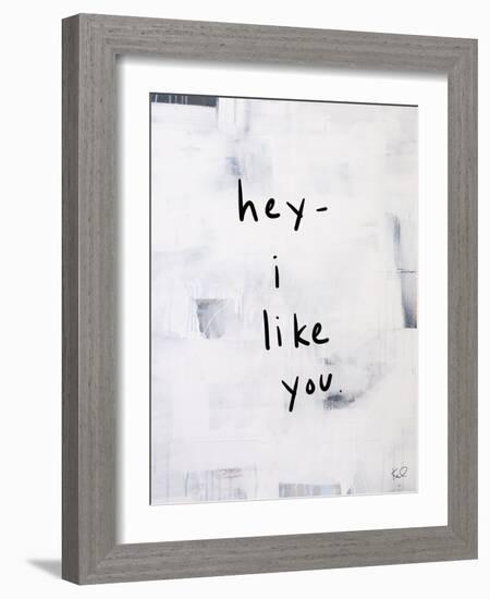 Hey I-Kent Youngstrom-Framed Art Print