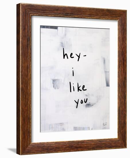 Hey I-Kent Youngstrom-Framed Art Print