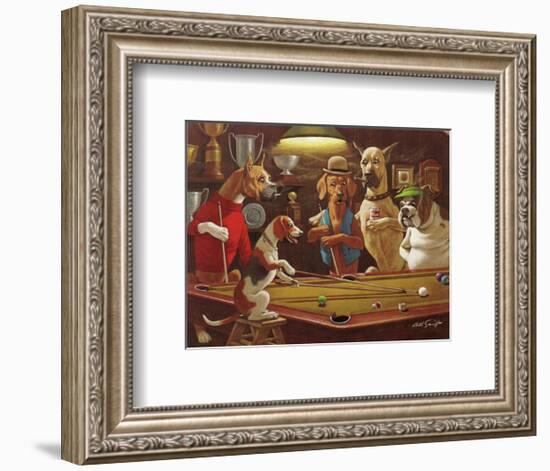 Hey! One Leg on the Floor-Arthur Sarnoff-Framed Art Print