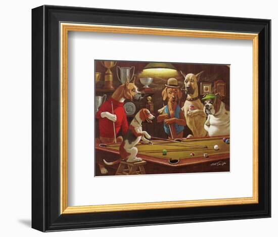 Hey! One Leg on the Floor-Arthur Sarnoff-Framed Art Print