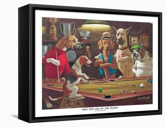 Hey! One Leg on the Floor-Arthur Sarnoff-Framed Stretched Canvas