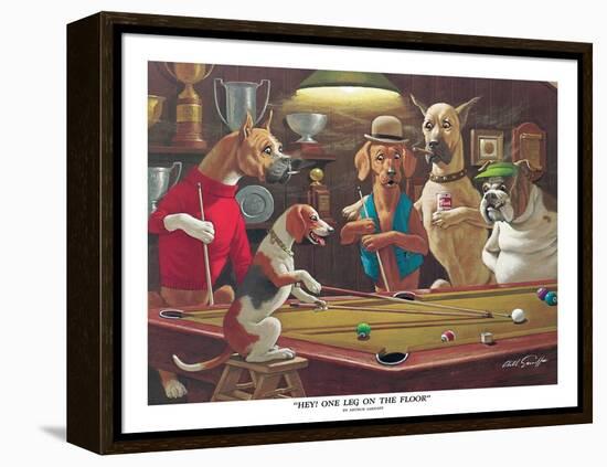 Hey! One Leg on the Floor-Arthur Sarnoff-Framed Stretched Canvas