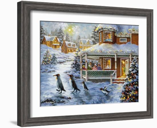 Hey! Wait for Me-Nicky Boehme-Framed Giclee Print