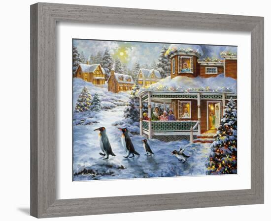 Hey! Wait for Me-Nicky Boehme-Framed Giclee Print