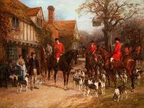 The Meet at the Manor House, 1908-Heywood Hardy-Giclee Print