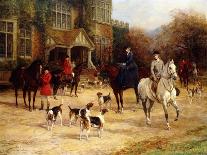 The Meet at the Manor House, 1908-Heywood Hardy-Giclee Print