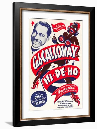 HI-DE-HO, Cab Calloway, 1947-null-Framed Art Print