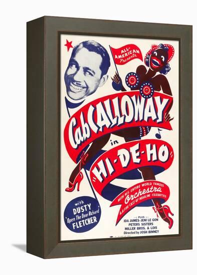 HI-DE-HO, Cab Calloway, 1947-null-Framed Stretched Canvas