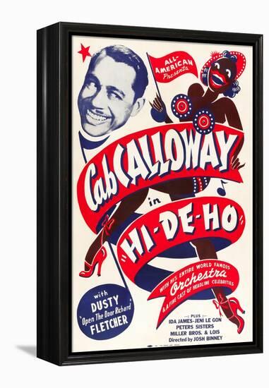 HI-DE-HO, Cab Calloway, 1947-null-Framed Stretched Canvas