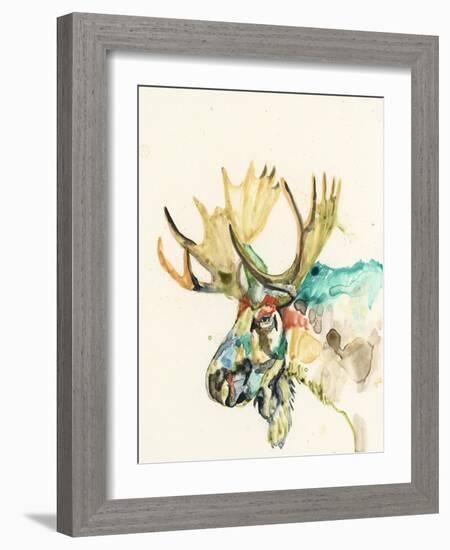 Hi Fi Wildlife IV-Jennifer Goldberger-Framed Art Print