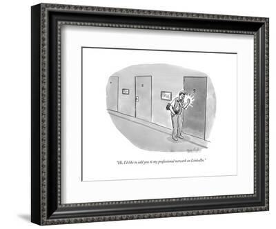 Hi I D Like To Add You My Professional Network On Linkedin New Yorker Cartoon Premium Giclee Print Art Com Yorker Cartoon Premium Giclee Print, Threshold Kitchen Island Cartoon Network