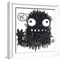 Hi Monster-Todd Goldman-Framed Art Print