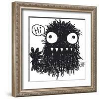 Hi Monster-Todd Goldman-Framed Art Print