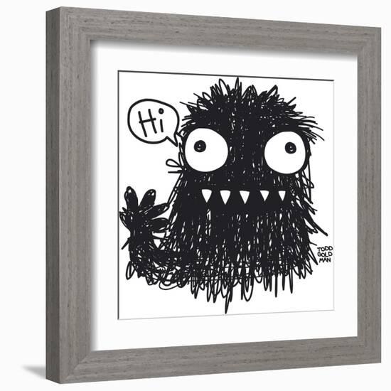 Hi Monster-Todd Goldman-Framed Art Print