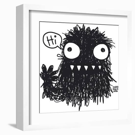 Hi Monster-Todd Goldman-Framed Art Print