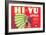 Hi Yu Apples Crate Label-null-Framed Art Print