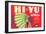 Hi Yu Apples Crate Label-null-Framed Art Print