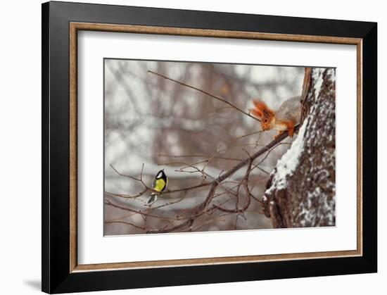 Hi-null-Framed Art Print