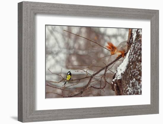 Hi-null-Framed Art Print