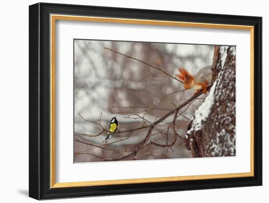 Hi-null-Framed Art Print