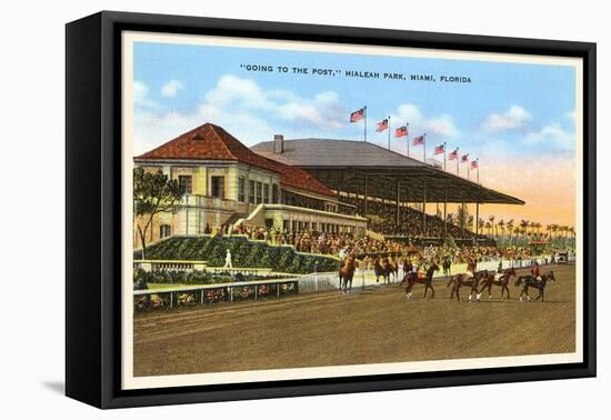 Hialeah Race Track, Miami, Florida-null-Framed Stretched Canvas