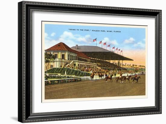 Hialeah Race Track, Miami, Florida-null-Framed Premium Giclee Print