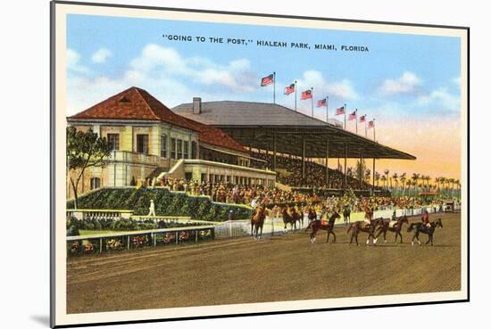 Hialeah Race Track, Miami, Florida-null-Mounted Art Print