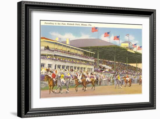 Hialeah Race Track, Miami, Florida-null-Framed Art Print