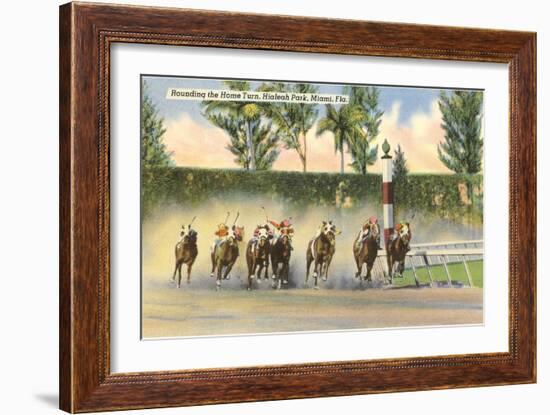 Hialeah Race Track, Miami, Florida-null-Framed Art Print