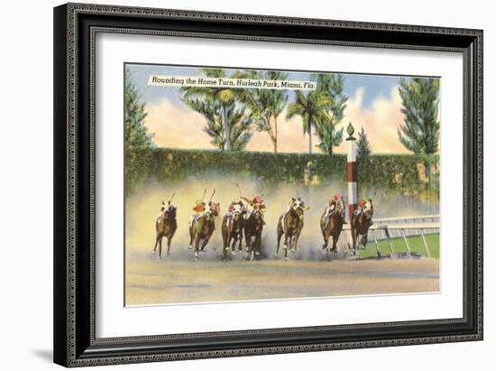 Hialeah Race Track, Miami, Florida-null-Framed Art Print