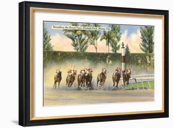 Hialeah Race Track, Miami, Florida-null-Framed Art Print