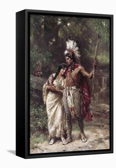 Hiawatha's Wedding Journey-Jean Leon Gerome Ferris-Framed Premier Image Canvas